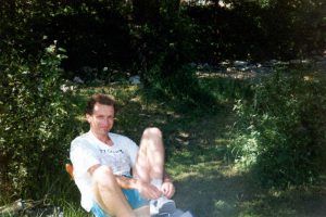 Camping, Ulrichen, Zwitserland, Juni 1994