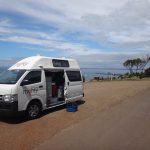 20141029-Camper bij Kangaroo Island met uitzicht op jetty